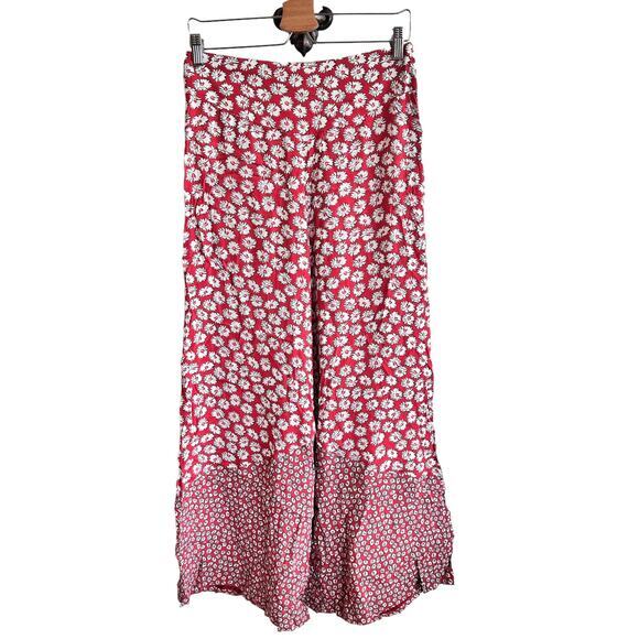 Anthropologie Annalee Wide-leg floral Pants size 4 - Picture 2 of 8
